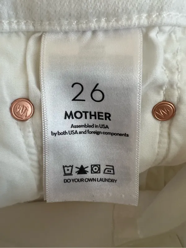 Mother Denim Women’s The Insider Crop Step Fray Jeans Fairest of Them All Sz 26 - Image 7