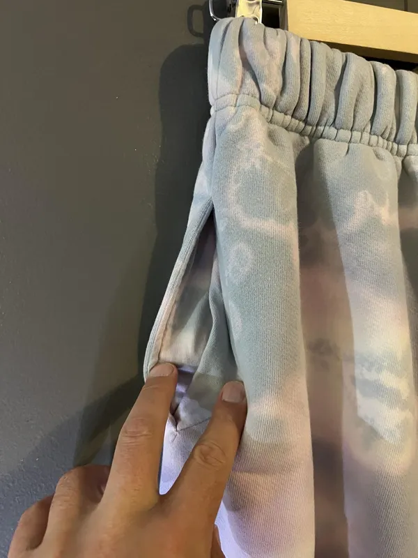 SET ACTIVE Sweatpants Womens Medium Multicolor Tie Dye French Terry Joggers - Image 5