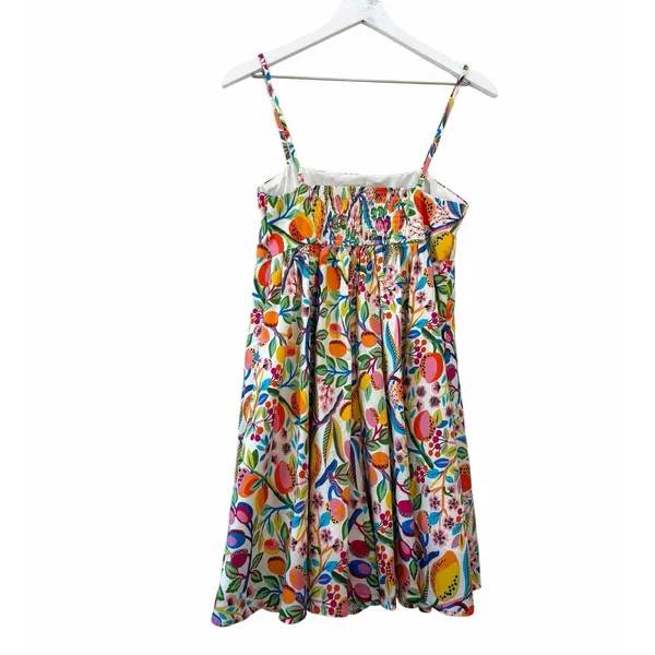 Hutch Floral Fruit Print Romper Women's Small Sleeveless Cotton Summer - Image 2
