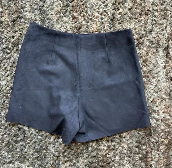 ZARA suede skort in black - Image 4
