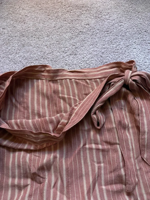 American Eagle Striped Wrap Skirt - Image 2