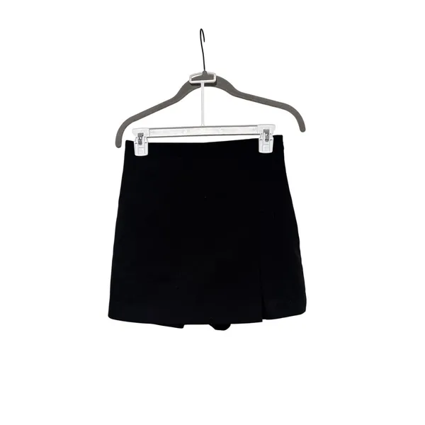 Zara Black XS Skort with Side Slit - Image 2
