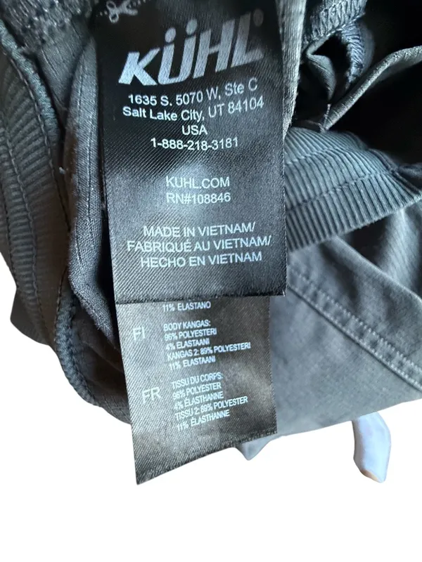 KUHL Strattus‎ Carbon Gray Pants Sz 4 - Image 8