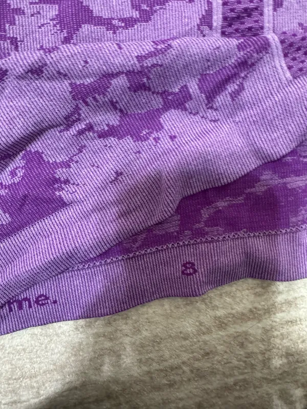 Lululemon Swiftly Tech Racerback Heathered Tender Violet size 8 - Image 5
