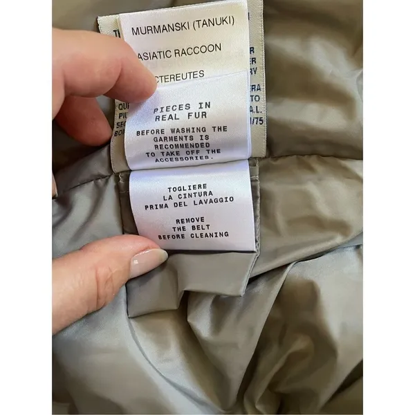Moncler down  grey jacket for women size 02.(M) - Image 8