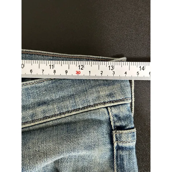Citizens of Humanity Womens Drew Fray High‎ Rise Crop Flare Denim jeans Size 26 - Image 9