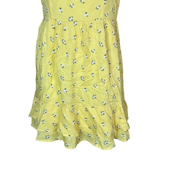 Hollister Women’s Yellow Floral Print Dress Size XS‎ - Image 3
