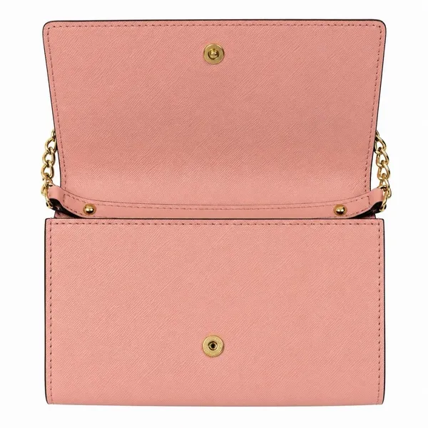 Kate Spade New York Pink Saffiano Leather Crossbody Clutch Bag Convertible - Image 5