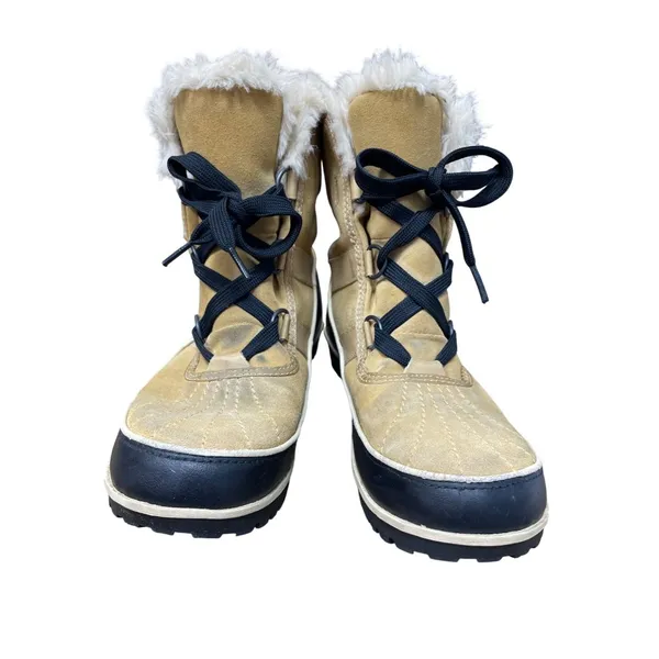 Sorel Womens Carnival Winter Boots Faux Fur Lined Size 8.5 SKU 9286 - Image 7