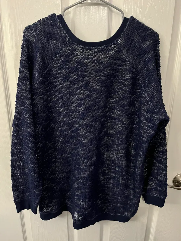 Navy Blue Hi Lo Tunic Top In Size XL - Image 3