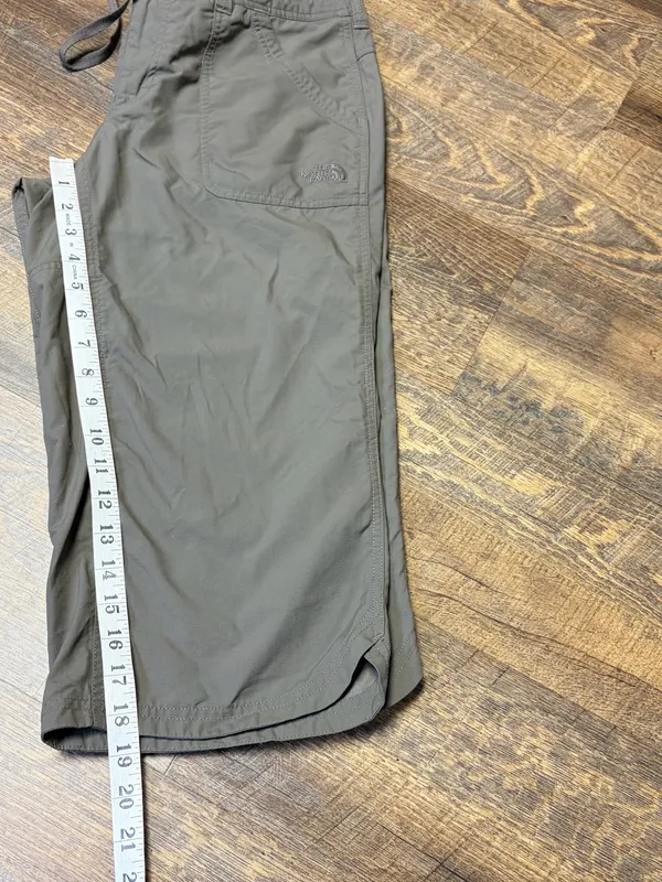 The North Face Horizon II Capri Pants Womens 10 Green Brown Hiking Camping - Image 12