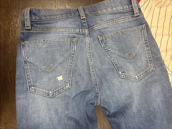 Hudson Jeans Light Blue Distressed Boyfriend Jeans - Image 4