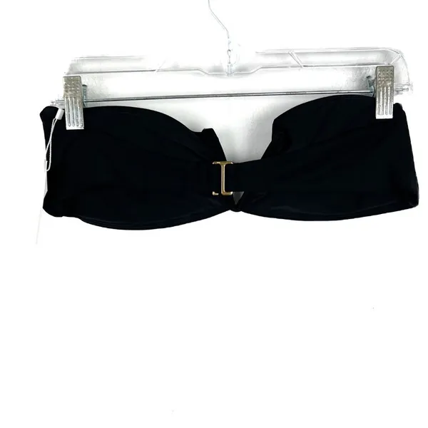NWT Andie Swim The Scala Top Flat Strapless Black Size Medium M NEW - Image 6