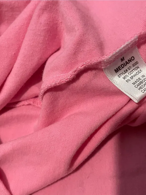 Women’s Pink Spaghetti Strap Tank top Size M - Image 2