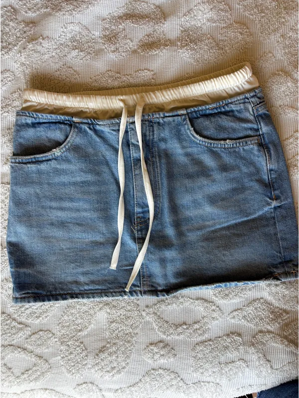 ZARA Jean Mini Skirt - Image 3