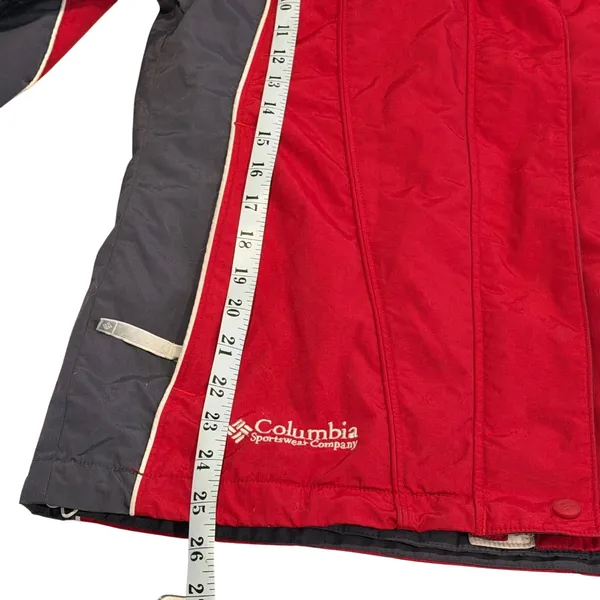 Columbia Womens Interchange Jacket Small Red Gray 3-in-1 Ski‎ Snow Winter Coat - Image 7