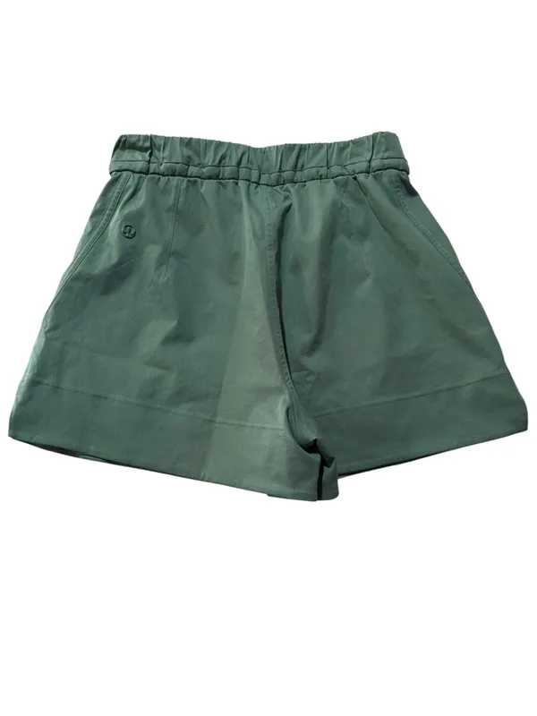 Lululemon size XS Women’s Athletic Drawstring Shorts in Dark Green cinchable - Image 8