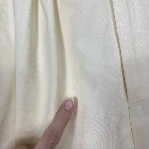 Vintage Pastel Yellow High Waisted Pants - Image 3