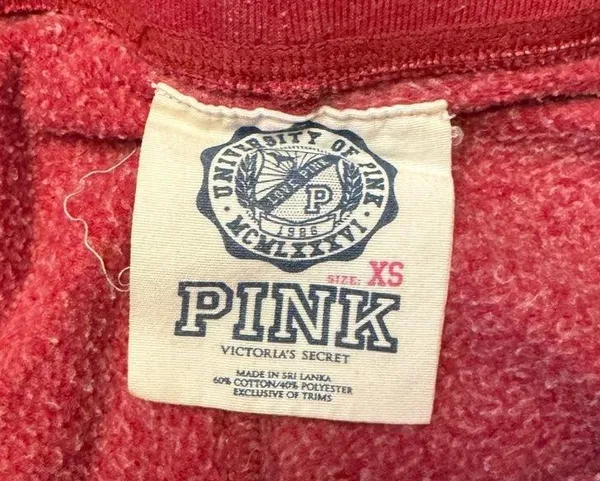 PINK joggers Red Size XS - Image 3