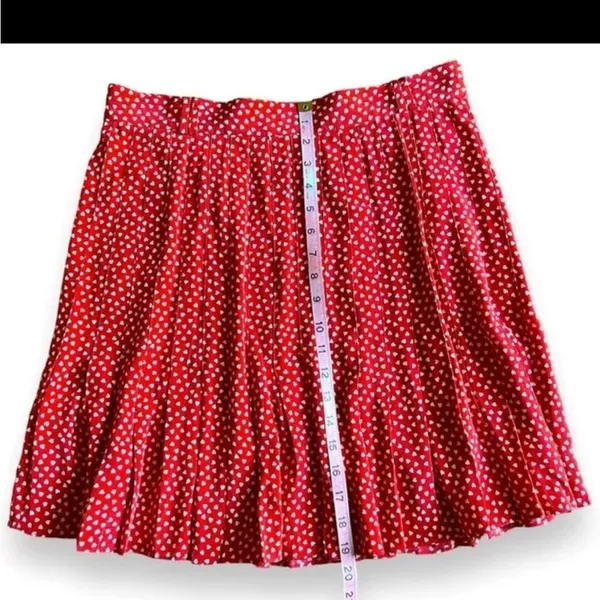 Whistles‎ confetti heart silk pleated skirt 10 - Image 8