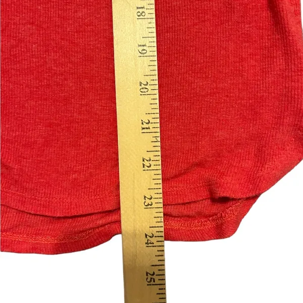 Bordeaux red long sleeve ribbed shirt size small - Image 7