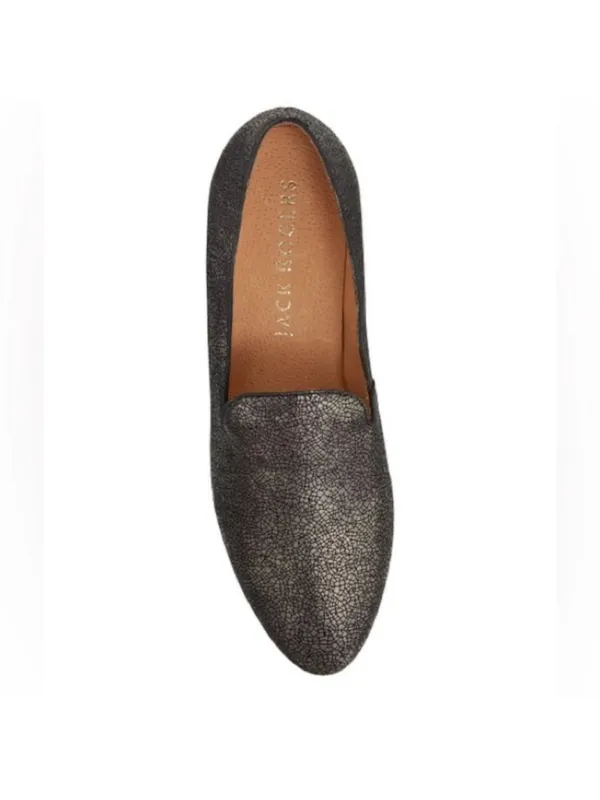 Jack Rogers Audrey Gunmetal Loafers 10 EXC CONDITION - Image 3