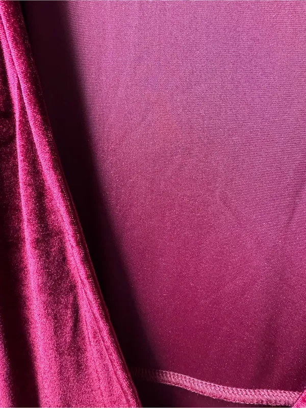 Baltic Born Meghan Velvet Short Sleeve Wrap Maxi Dress Red Large Romantic Goth - Image 10