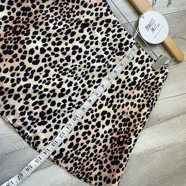 Princess Polly Skirt NWT leopard print jemima grace mini womens Brown (size 4) - Image 8