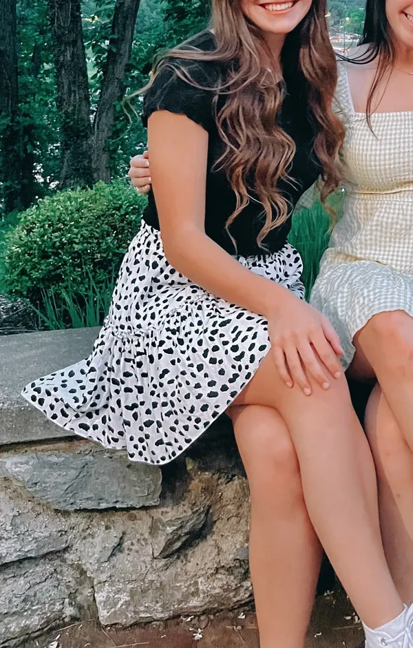 Amazon White Dotted Skirt - Image 7