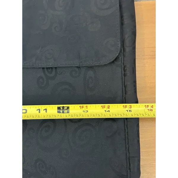 Brighton Laptop Sleeve Case Fold Over Closure Black‎ - Image 6