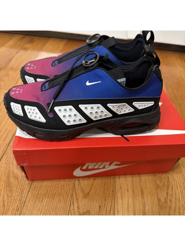 Women’s Size 7 Nike Air Max Sunder Max Deep Night Purple And Blue - Image 6