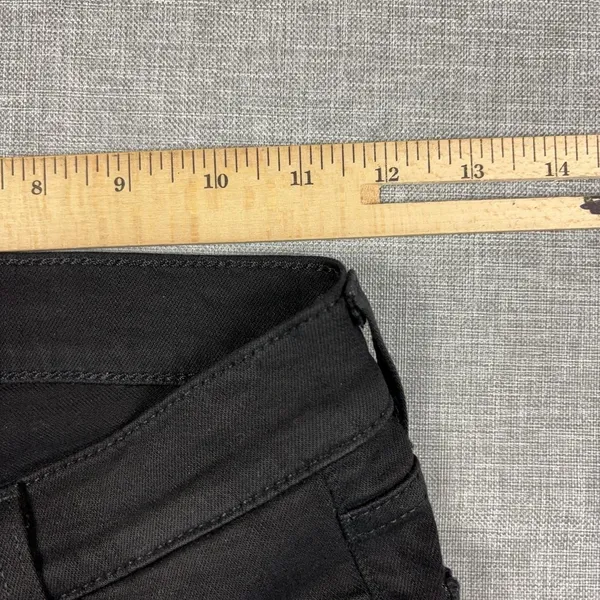 Hudson Jeans Womens 23 Black Low Rise Skinny Stretch Denim 5-Pocket Made USA - Image 8