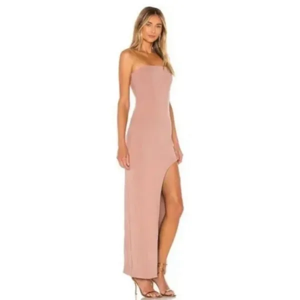 NWT SUPERDOWN Toni Slit Maxi Dress‎ in Mocha - Image 12