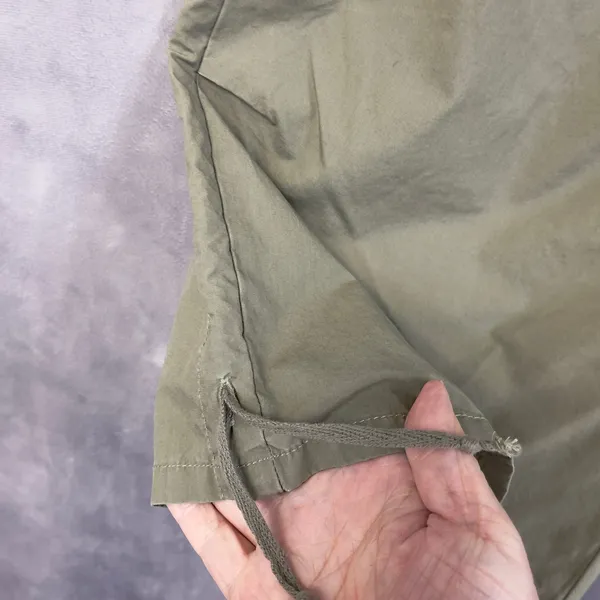 Y2K Gap Cargo Capris Women 16‎ Green Utility Cropped Gorpcore Indie Granola Girl - Image 4