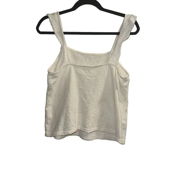 ✨Marine Layer Heidi Off White Sz Medium Tank✨ - Image 8
