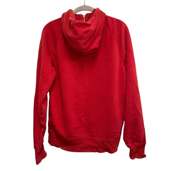 Nike‎ Red Full Zip Hoodie Sweatshirt Athletic Streetwear - Image 4