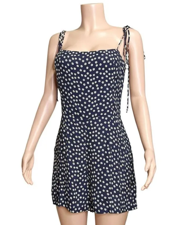 REFORMATION Cammie Romper, Flores, 12 (US) - Image 3