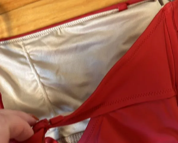 Shade & Shore Red Bikini Top L - Image 3
