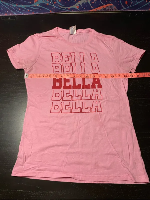 Port and Company Pink Crewneck Tee - Image 4