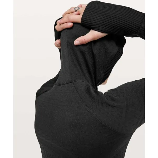 Lululemon Rest Less Fitted‎ Textured Long Sleeve Hoodie 6 - Image 3