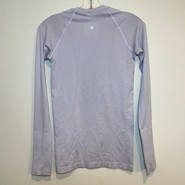 Lululemon Swiftly Tech Long Sleeve Dusty Lavender Purple Active Top Womens 4 - Image 2
