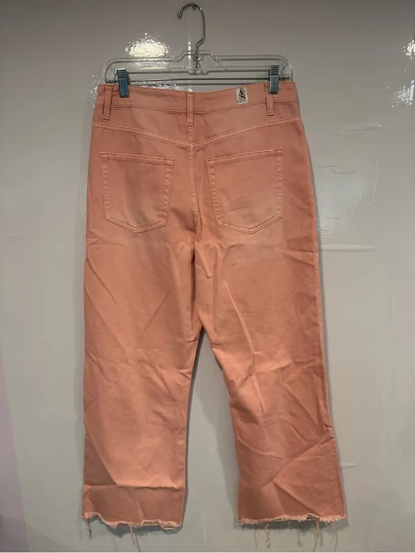 NWT‎ Altar’d State Pink Peach Distressed Straight-Leg Jeans - Image 4