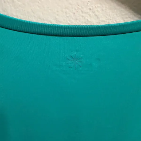 Athleta Sunlover UPF 50+‎ Sleeveless Mesh Hem Teal Green Medium 420736 - Image 12