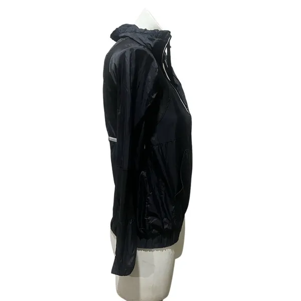 Fabletics Women's XS Black Windbreaker Jacket Lightweight Activewear, - Image 3