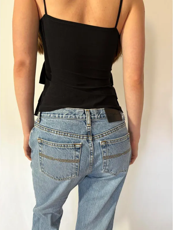 Express Low Rise Boot Cut Jeans - Image 2