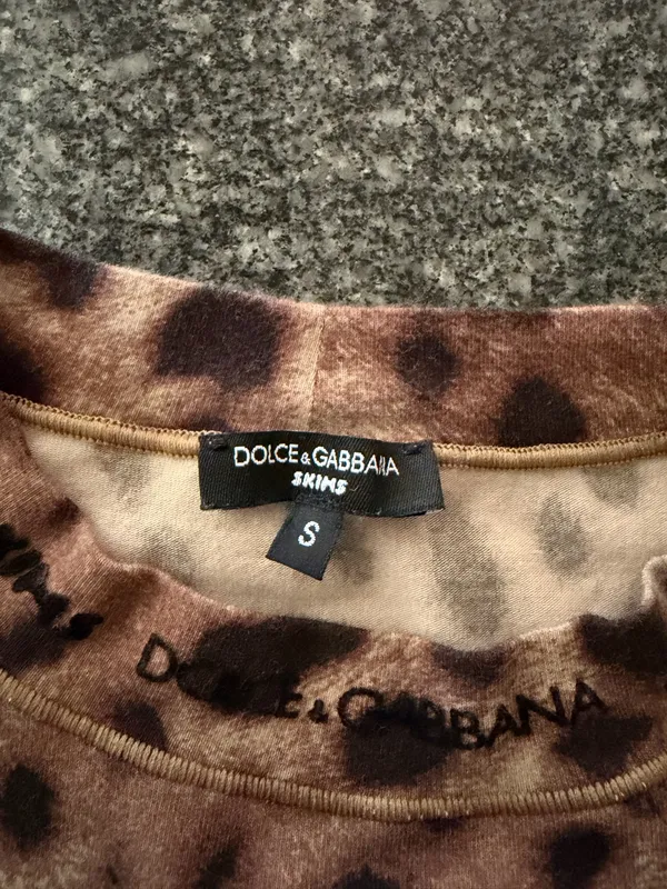 Dolce & Gabbana Skims Cheetah Long Sleeve - Image 3