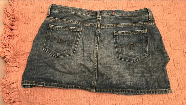 Guess Denim Mini Vintage Skirt - Image 2