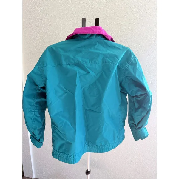 Vintage 80s 90s Columbia Bugaboo Bright Fleece Lined Two Piece Ski Jacket M USA - Image 2