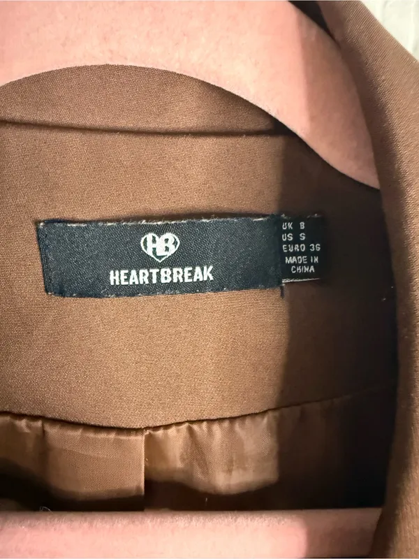 ASOS Heartbreak Brown Oversized Boyfriend Blazer - Image 10