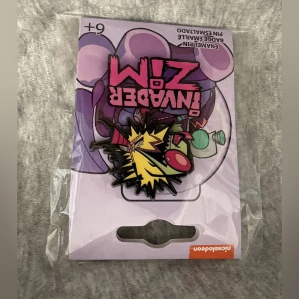 Nickelodeon Invader Zim Triumph Enamel Pin - Image 3